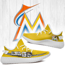 Load image into Gallery viewer, Miami Marlins MLB Yeezy Boost 350 v2 Shoes L1410-13