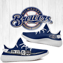Load image into Gallery viewer, Milwaukee Brewers MLB Yeezy Boost 350 v2 Shoes L1410-12