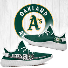 Load image into Gallery viewer, Oakland Athletics MLB Yeezy Boost 350 v2 Shoes L1410-08