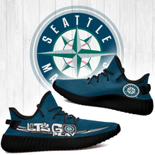 Load image into Gallery viewer, Seattle Mariners MLB Yeezy Boost 350 v2 Shoes L1410-03