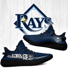 Load image into Gallery viewer, Tampa Bay Rays MLB Yeezy Boost 350 v2 Shoes L1410-01