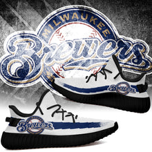 Load image into Gallery viewer, Milwaukee Brewers MLB Like Yeezy Boost Shoes Christmas Gift For Men Women T2210-V06-15