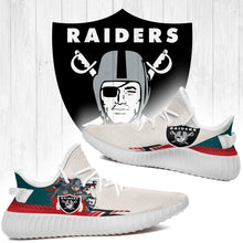 Load image into Gallery viewer, Superheroes-Oakland Raiders NFL Yeezy Boost 350 v2 Shoes Christmas Gift L1610-13
