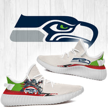 Load image into Gallery viewer, Superheroes-Seattle Seahawks NFL Yeezy Boost 350 v2 Shoes Christmas Gift L1610-09
