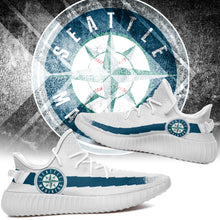 Load image into Gallery viewer, Seattle Mariners MLB Like Yeezy Boost Shoes Christmas Gift For Men Women T2210-V06-7