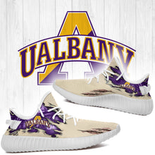 Load image into Gallery viewer, Scratch Albany Great Danes NCAA Yeezy Boost 350 v2 Shoes Christmas Gift L1810-246
