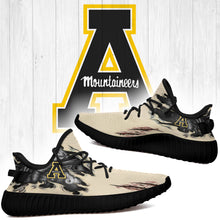 Load image into Gallery viewer, Scratch Appalachian State Mountaineers NCAA Yeezy Boost 350 v2 Shoes Christmas Gift L1810-244