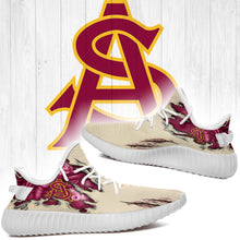 Load image into Gallery viewer, Scratch Arizona State Sun Devils NCAA Yeezy Boost 350 v2 Shoes Christmas Gift L1810-243