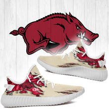 Load image into Gallery viewer, Scratch Arkansas Razorback NCAA Yeezy Boost 350 v2 Shoes Christmas Gift L1810-241
