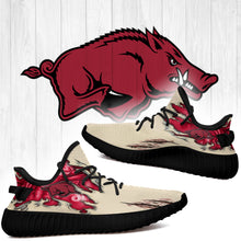Load image into Gallery viewer, Scratch Arkansas Razorback NCAA Yeezy Boost 350 v2 Shoes Christmas Gift L1810-241