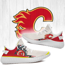Load image into Gallery viewer, Superheroes Calgary Flames NHL Yeezy Boost 350 v2 Shoes Christmas Gift L1610-23