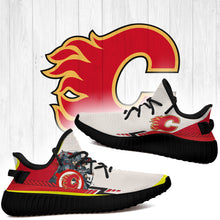 Load image into Gallery viewer, Superheroes Calgary Flames NHL Yeezy Boost 350 v2 Shoes Christmas Gift L1610-23