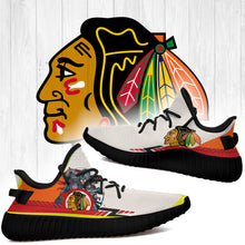 Load image into Gallery viewer, Superheroes Chicago Blackhawks NHL Yeezy Boost 350 v2 Shoes Christmas Gift L1610-21