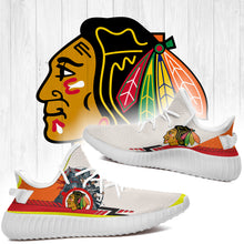 Load image into Gallery viewer, Superheroes Chicago Blackhawks NHL Yeezy Boost 350 v2 Shoes Christmas Gift L1610-21