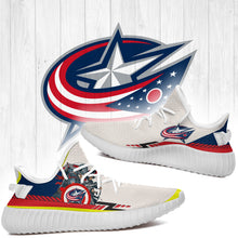 Load image into Gallery viewer, Superheroes Columbus Blue Jackets NHL Yeezy Boost 350 v2 Shoes Christmas Gift L1610-19