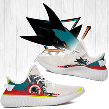 Load image into Gallery viewer, Superheroes San Jose Sharks NHL Yeezy Boost 350 v2 Shoes Christmas Gift L1610-04