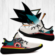 Load image into Gallery viewer, Superheroes San Jose Sharks NHL Yeezy Boost 350 v2 Shoes Christmas Gift L1610-04