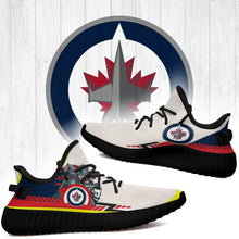 Load image into Gallery viewer, Superheroes Winnipeg Jets NHL Yeezy Boost 350 v2 Shoes Christmas Gift L1610-28