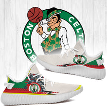 Load image into Gallery viewer, Superheroes Boston Celtics NBA Yeezy Boost 350 v2 Shoes Christmas Gift L1610-07