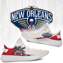 Load image into Gallery viewer, Superheroes New Orleans Pelicans NBA Yeezy Boost 350 v2 Shoes Christmas Gift L1610-18