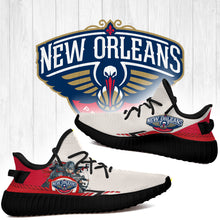 Load image into Gallery viewer, Superheroes New Orleans Pelicans NBA Yeezy Boost 350 v2 Shoes Christmas Gift L1610-18