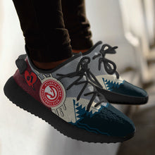 Load image into Gallery viewer, Shark Atlanta Hawks NBA Yeezy Boost 350 v2 Shoes Christmas Gift L2210-01