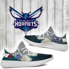 Load image into Gallery viewer, Shark Charlotte Hornets NBA Yeezy Boost 350 v2 Shoes Christmas Gift L2210-04
