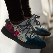 Load image into Gallery viewer, Shark Chicago Bulls NBA Yeezy Boost 350 v2 Shoes Christmas Gift L2210-05