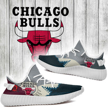Load image into Gallery viewer, Shark Chicago Bulls NBA Yeezy Boost 350 v2 Shoes Christmas Gift L2210-05