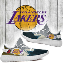 Load image into Gallery viewer, Shark Los Angeles Lakers NBA Yeezy Boost 350 v2 Shoes Christmas Gift L2210-014