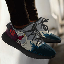 Load image into Gallery viewer, Shark Miami Heat NBA Yeezy Boost 350 v2 Shoes Christmas Gift L2210-016