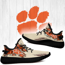 Load image into Gallery viewer, Scratch Clemson Tigers NCAA Yeezy Boost 350 v2 Shoes Christmas Gift L1810-211