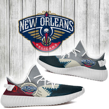 Load image into Gallery viewer, Shark New Orleans Pelicans NBA Yeezy Boost 350 v2 Shoes Christmas Gift L2210-019