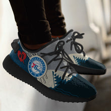 Load image into Gallery viewer, Shark Philadelphia 76ers NBA Yeezy Boost 350 v2 Shoes Christmas Gift L2210-023