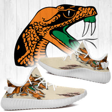Load image into Gallery viewer, Scratch Florida A&amp;M Rattlers NCAA Yeezy Boost 350 v2 Shoes Christmas Gift L1810-187