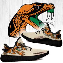 Load image into Gallery viewer, Scratch Florida A&amp;M Rattlers NCAA Yeezy Boost 350 v2 Shoes Christmas Gift L1810-187