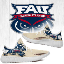 Load image into Gallery viewer, Scratch Florida Atlantic Owls NCAA Yeezy Boost 350 v2 Shoes Christmas Gift L1810-186