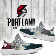Load image into Gallery viewer, Shark Portland Trailblazers NBA Yeezy Boost 350 v2 Shoes Christmas Gift L2210-025