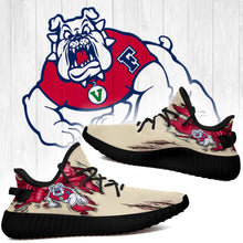 Load image into Gallery viewer, Scratch Fresno State Bulldogs NCAA Yeezy Boost 350 v2 Shoes Christmas Gift L1810-182
