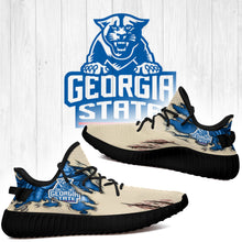 Load image into Gallery viewer, Scratch Georgia State Panthers NCAA Yeezy Boost 350 v2 Shoes Christmas Gift L1810-176