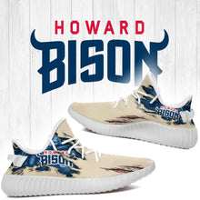 Load image into Gallery viewer, Scratch Howard Bison NCAA Yeezy Boost 350 v2 Shoes Christmas Gift L1810-167