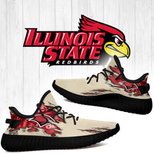 Load image into Gallery viewer, Scratch Illinois State Redbirds NCAA Yeezy Boost 350 v2 Shoes Christmas Gift L1810-163