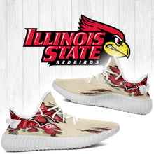 Load image into Gallery viewer, Scratch Illinois State Redbirds NCAA Yeezy Boost 350 v2 Shoes Christmas Gift L1810-163
