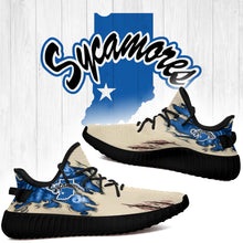 Load image into Gallery viewer, Scratch Indiana State Sycamores NCAA Yeezy Boost 350 v2 Shoes Christmas Gift L1810-161