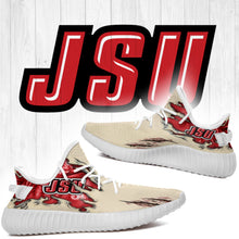 Load image into Gallery viewer, Scratch Jacksonville State Gamecocks NCAA Yeezy Boost 350 v2 Shoes Christmas Gift L1810-156