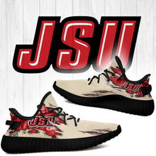 Load image into Gallery viewer, Scratch Jacksonville State Gamecocks NCAA Yeezy Boost 350 v2 Shoes Christmas Gift L1810-156