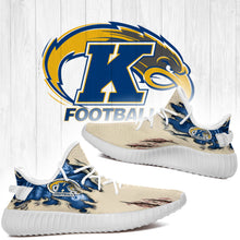 Load image into Gallery viewer, Scratch Kent State Golden Flashes NCAA Yeezy Boost 350 v2 Shoes Christmas Gift L1810-151
