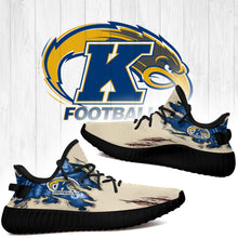 Load image into Gallery viewer, Scratch Kent State Golden Flashes NCAA Yeezy Boost 350 v2 Shoes Christmas Gift L1810-151