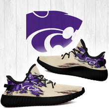 Load image into Gallery viewer, Scratch Kansas State Wildcats NCAA Yeezy Boost 350 v2 Shoes Christmas Gift L1810-153
