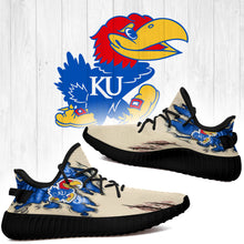 Load image into Gallery viewer, Scratch Kansas Jayhawks NCAA Yeezy Boost 350 v2 Shoes Christmas Gift L1810-154